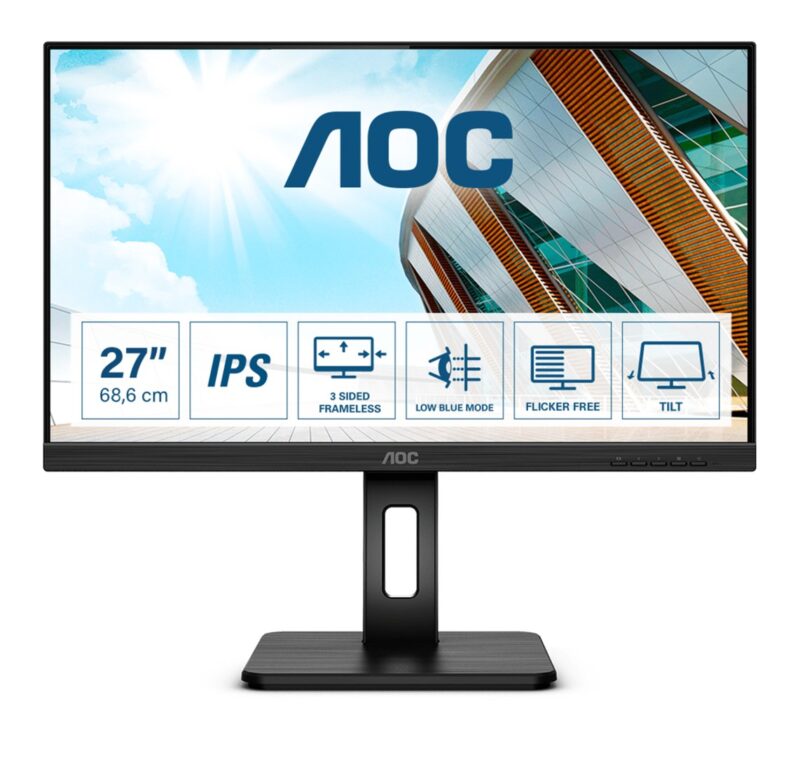 AOC 27P2Q | 27″ FHD IPS | 75Hz Pivot