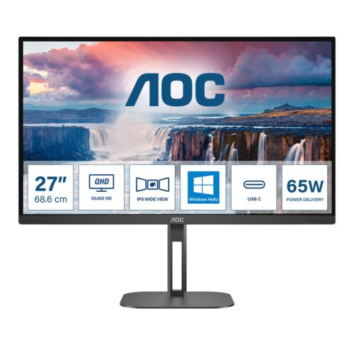 AOC Q27V5N/BK | 27″ QHD IPS | 75Hz