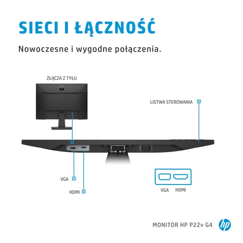 HP P22v G4 | 21.5″ FHD | HDMI 60Hz