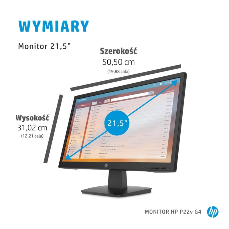 HP P22v G4 | 21.5″ FHD | HDMI 60Hz