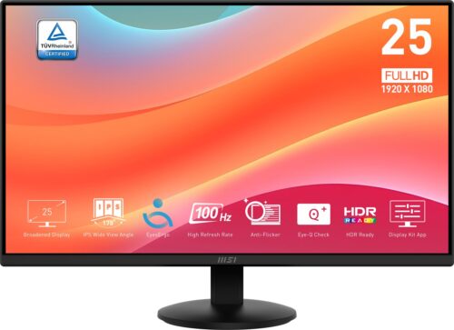 MSI PRO MP252L | 24.5″ FHD IPS | 100Hz