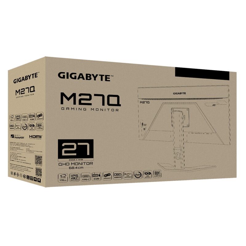 Gigabyte M27Q Rev. 2.0 | 27″ QHD IPS | 170Hz