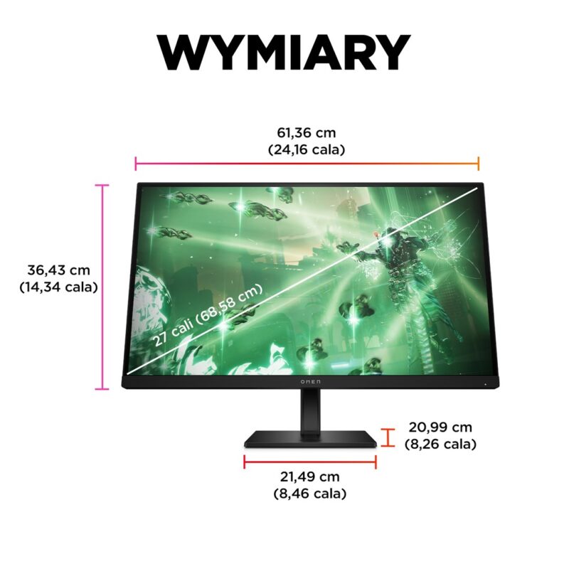 HP OMEN 27q (780H4E9) | 27″ QHD IPS | 165Hz Gaming Monitor
