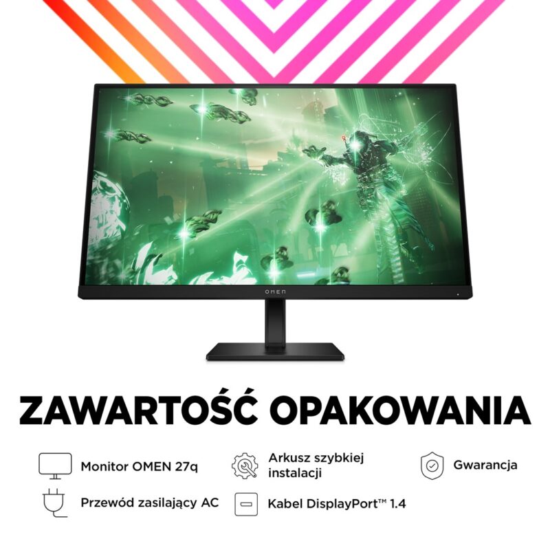 HP OMEN 27q (780H4E9) | 27″ QHD IPS | 165Hz Gaming Monitor