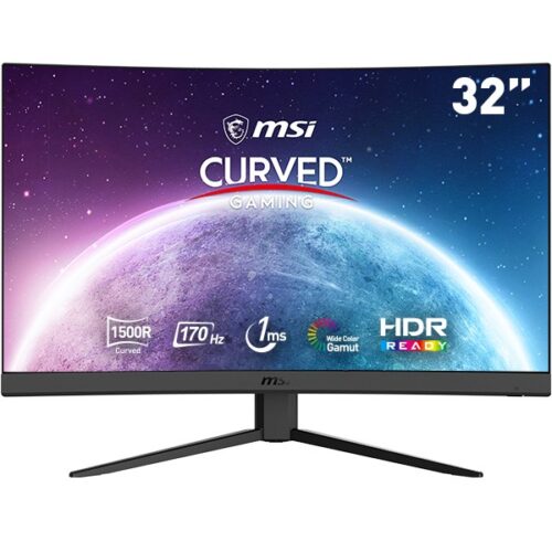 MSI G32CQ4DE E2 | 31.5″ WQHD 165 Hz | Curved VA Gaming