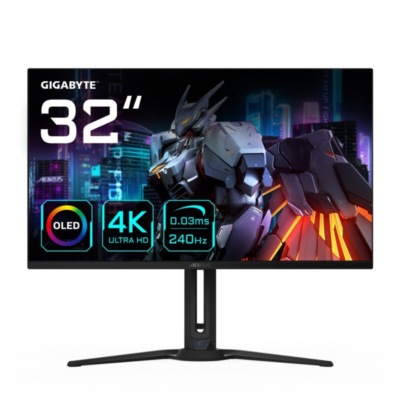 GIGABYTE FO32U2 | 31.5″ OLED 4K UHD 240 Hz | 0,03 ms Gaming