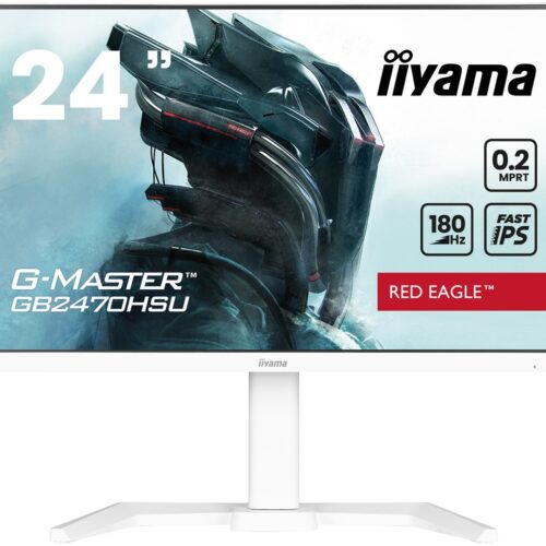 iiyama GB2470HSU‑W6 | 24″ Full HD 180 Hz | Fast IPS Gaming Biały