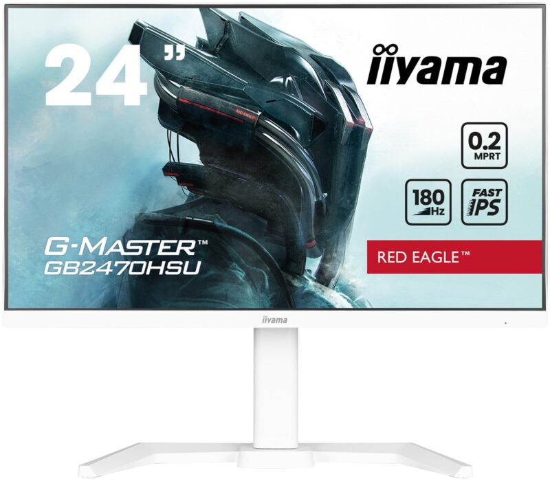 iiyama GB2470HSU‑W6 | 24″ Full HD 180 Hz | Fast IPS Gaming Biały