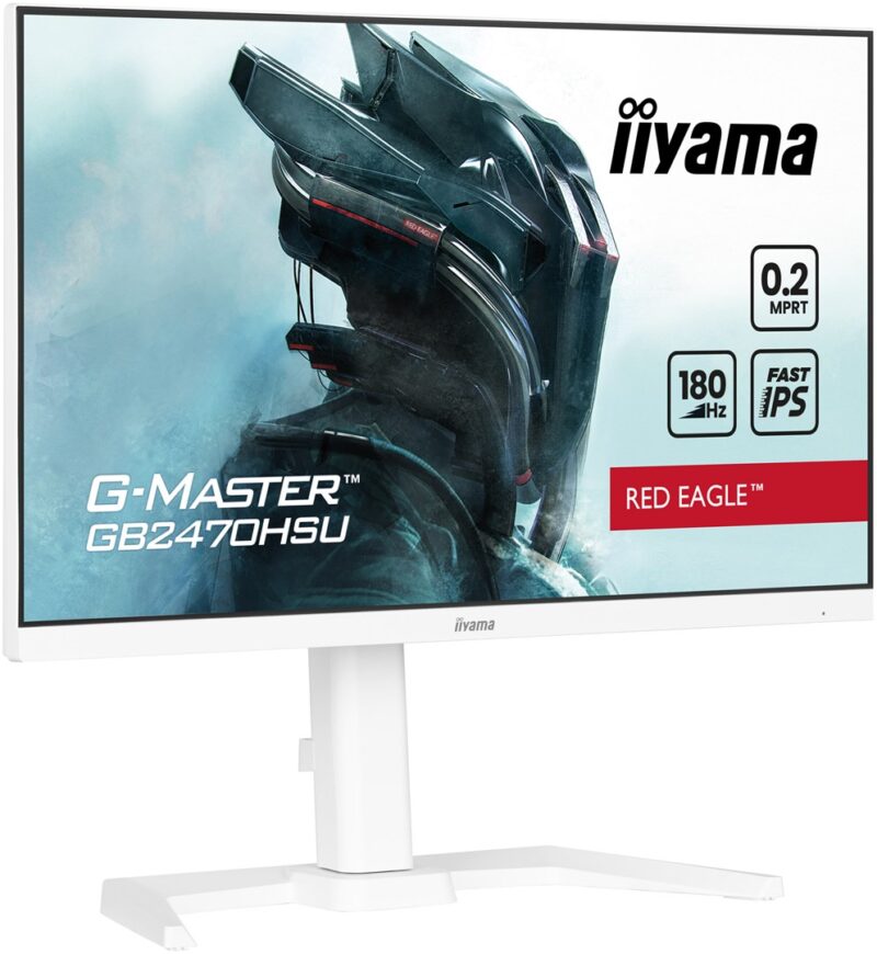 iiyama GB2470HSU‑W6 | 24″ Full HD 180 Hz | Fast IPS Gaming Biały