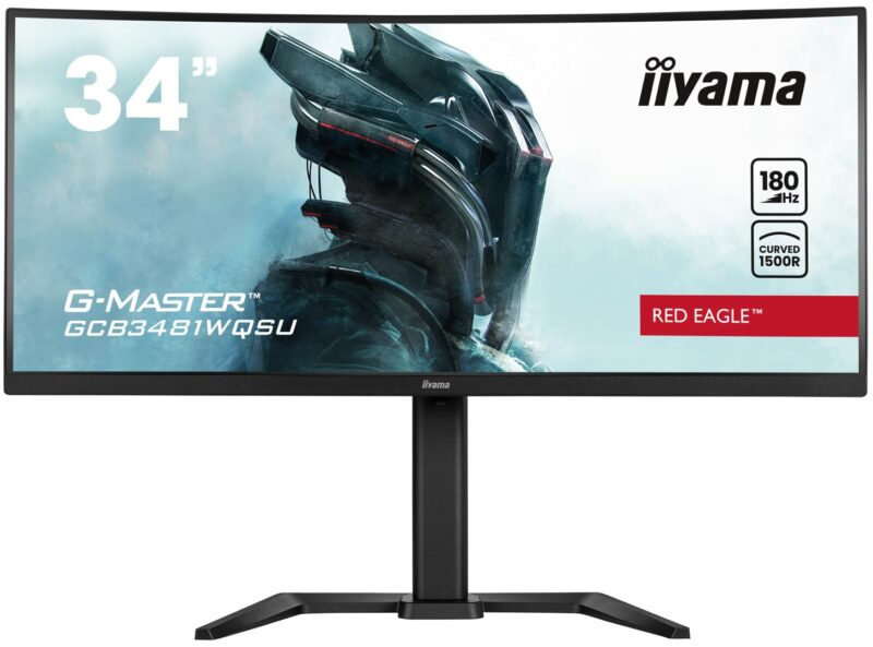 iiyama GCB3481WQSU‑B1 | 34″ UWQHD 180 Hz | Fast IPS Gaming