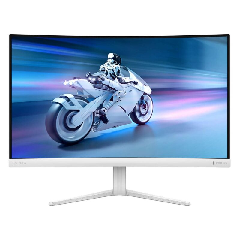 Philips Evnia 27M2C5201L | 27″ Full HD 165Hz | Zakrzywiony VA Biały