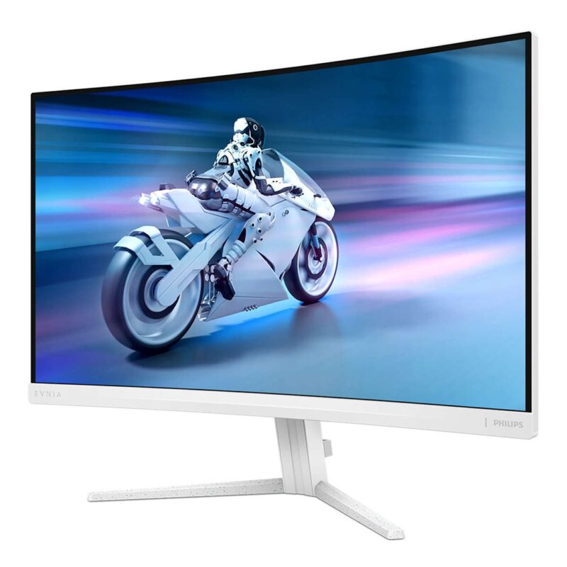 Philips Evnia 27M2C5201L | 27″ Full HD 165Hz | Zakrzywiony VA Biały