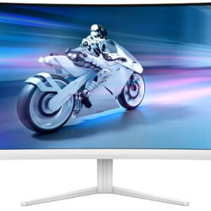 Philips Evnia 27M2C5201L | 27″ Full HD 165Hz | Zakrzywiony VA Biały