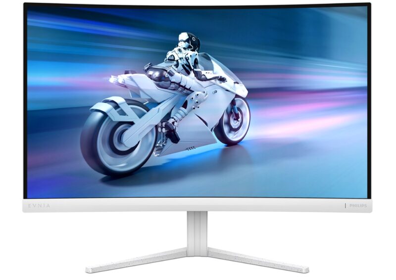 Philips Evnia 27M2C5201L | 27″ Full HD 165Hz | Zakrzywiony VA Biały