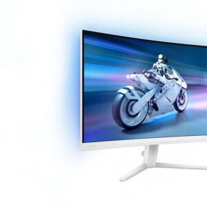 Philips Evnia 27M2C5501 | 27″ QHD 165Hz | Zakrzywiony VA Biały