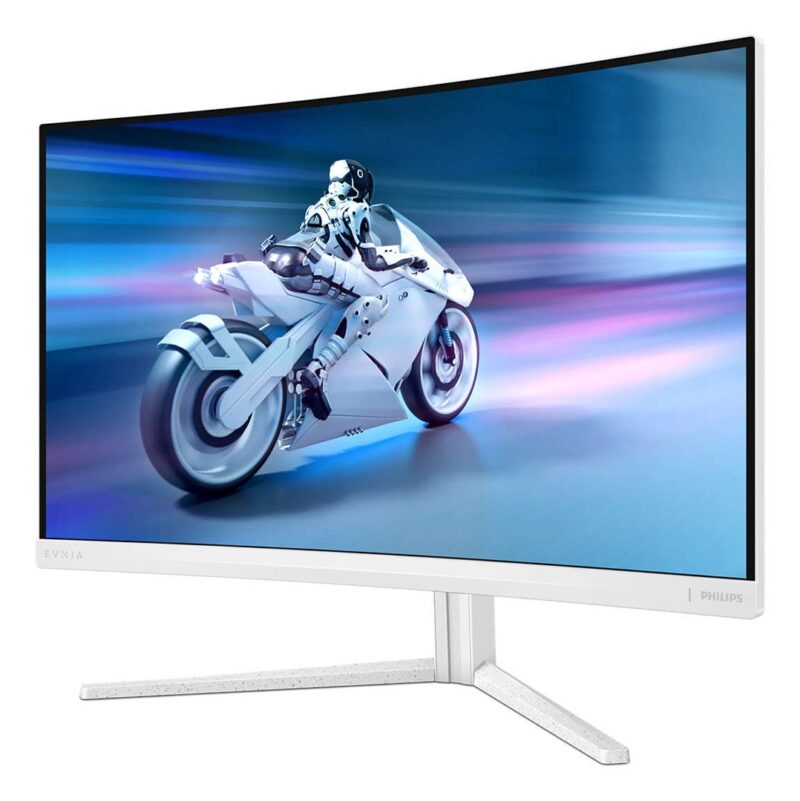 Philips Evnia 27M2C5501 | 27″ QHD 165Hz | Zakrzywiony VA Biały