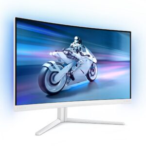 Philips Evnia 27M2C5501 | 27″ QHD 165Hz | Zakrzywiony VA Biały