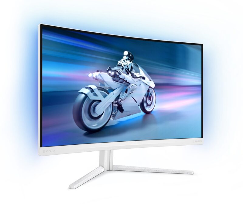 Philips Evnia 27M2C5501 | 27″ QHD 165Hz | Zakrzywiony VA Biały