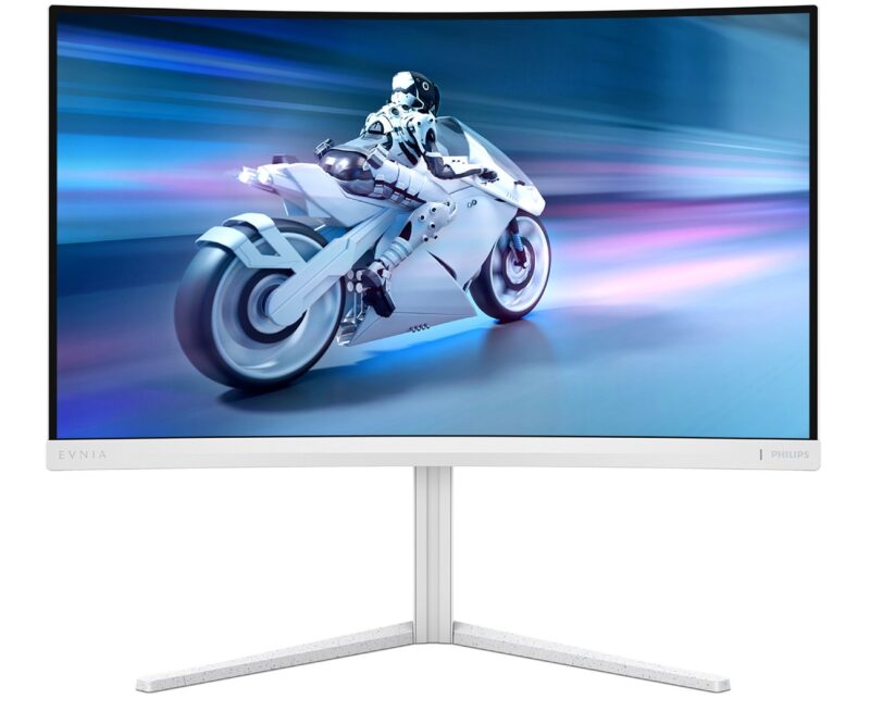 Philips Evnia 27M2C5501 | 27″ QHD 165Hz | Zakrzywiony VA Biały
