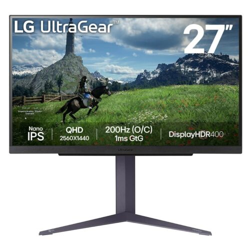 LG 27GS85Q-B | 27″ QHD 180Hz | Nano IPS 1ms Gaming
