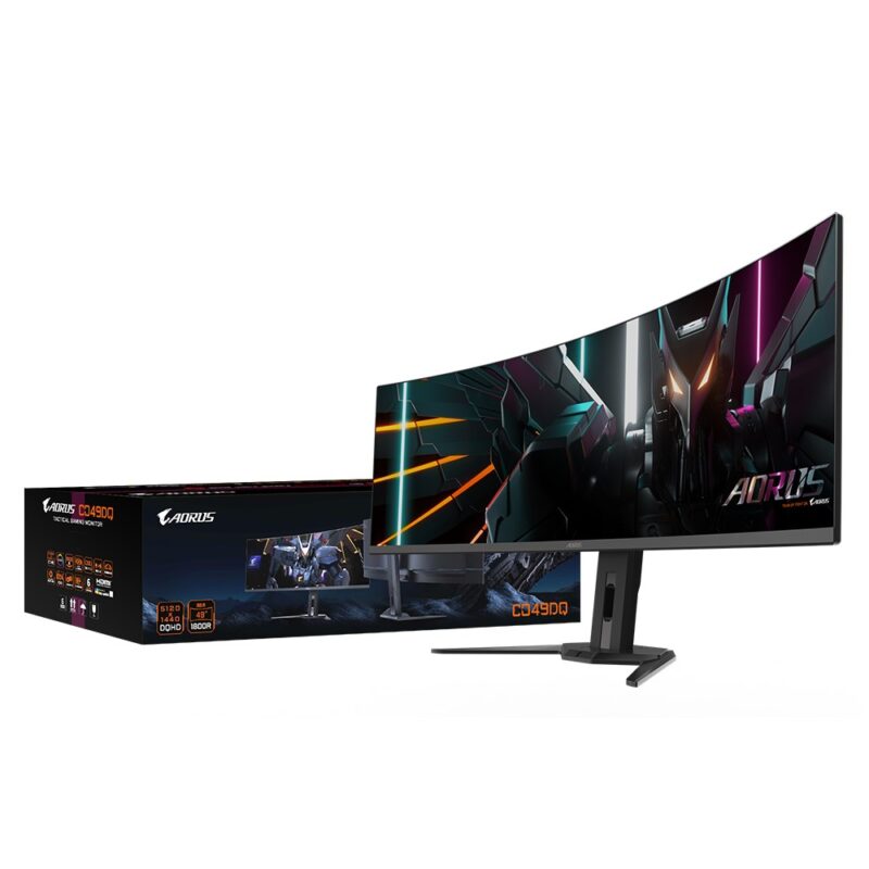 AORUS CO49DQ | 49″ OLED DQHD 144Hz | UltraWide Gaming Monitor