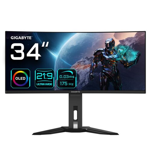 Gigabyte MO34WQC | 34″ WQHD 175Hz | UltraWide Curved Monitor