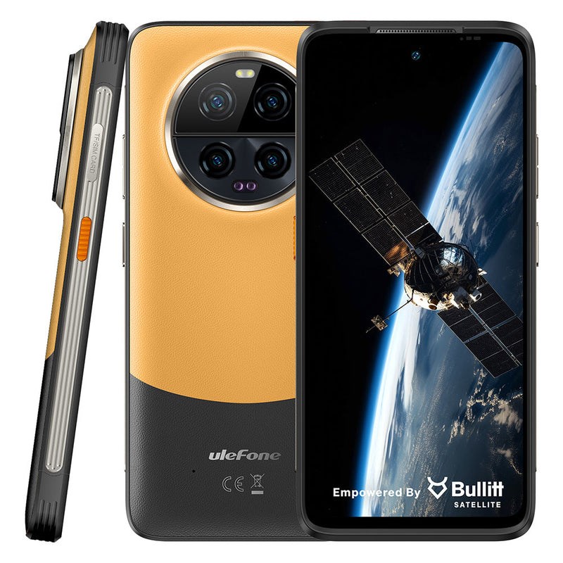 Ulefone Armor 23 Ultra 17,2 cm (6.78") Hybrid Dual SIM Android 13 5G USB Type-C 12 GB 512 GB 5280 mAh Czarny, Pomarańczowy