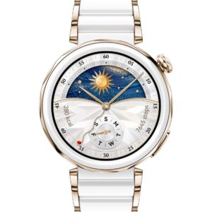Huawei WATCH GT 5 Pro 42mm Jana-B29C | Inteligentny zegarek | GPS (satelitarny) | Dioda AMOLED | 1,32 cala | Ceramiczny biały