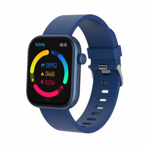 Denver SWC-185BU smartwatch / zegarek sportowy 4,7 cm (1.85") AMOLED Cyfrowy 390 x 450 px Ekran dotykowy Niebieski