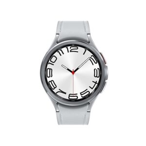 Samsung Galaxy Watch6 Classic SM-R965F 3,81 cm (1.5") OLED 47 mm Cyfrowy 480 x 480 px Ekran dotykowy 4G Srebrny Wi-Fi GPS