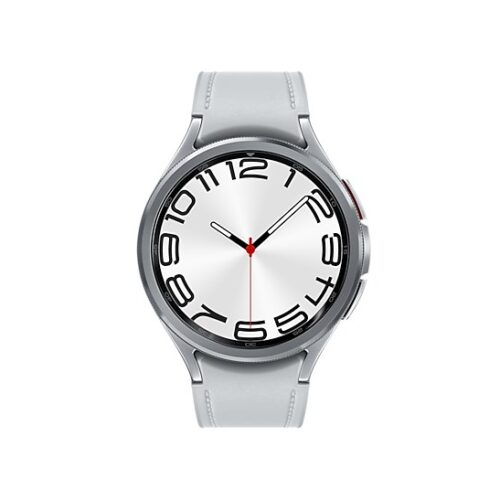 Samsung Galaxy Watch6 Classic SM-R965F 3,81 cm (1.5") OLED 47 mm Cyfrowy 480 x 480 px Ekran dotykowy 4G Srebrny Wi-Fi GPS