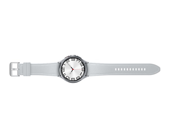Samsung Galaxy Watch6 Classic SM-R965F 3,81 cm (1.5") OLED 47 mm Cyfrowy 480 x 480 px Ekran dotykowy 4G Srebrny Wi-Fi GPS