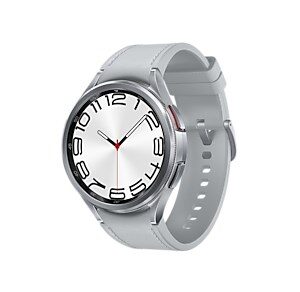 Samsung Galaxy Watch6 Classic SM-R965F 3,81 cm (1.5") OLED 47 mm Cyfrowy 480 x 480 px Ekran dotykowy 4G Srebrny Wi-Fi GPS