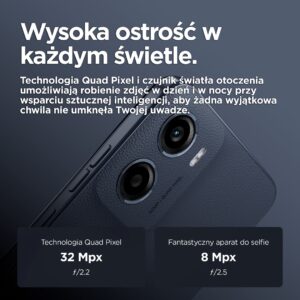 Smartfon Motorola Moto E15 2/64GB Denim Blue