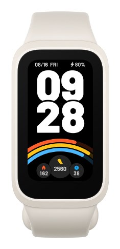 Xiaomi Smart Band 9 Active TFT Opaska do monitorowania aktywności 3,73 cm (1.47") Beżowy, Biały