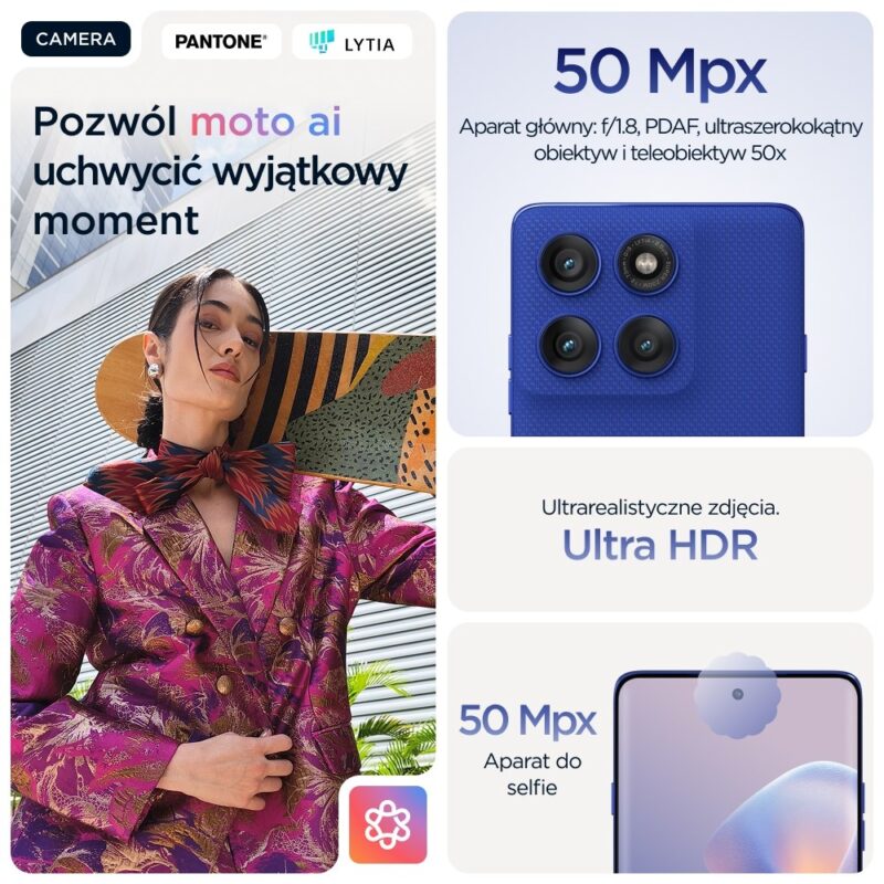 Motorola Edge 60 Pro 5G | 12/512GB | Dazzling Blue