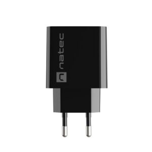 NATEC ŁADOWARKA SIECIOWA RIBERA USB-A 18W CZARNA NUC-2058