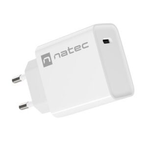 NATEC ŁADOWARKA SIECIOWA RIBERA USB-C 20W POWER DELIVERY BIAŁA NUC-2059