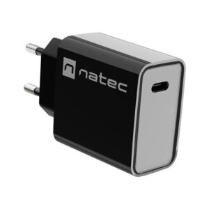 NATEC ŁADOWARKA SIECIOWA RIBERA USB-C 20W POWER DELIVERY CZARNA NUC-2060