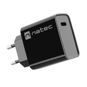 NATEC ŁADOWARKA SIECIOWA RIBERA USB-C 20W POWER DELIVERY CZARNA NUC-2060