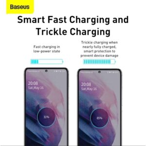 BASEUS ŁADOWARKA SIECIOWA Z KABLEM USB-C DO USB-C TZCCSUP-L01 SUPER SI 1C 25W CZARNA