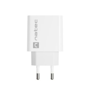 zdjecie-1750756836-1.jpg Natec Ribera NUC-2061 | Ładowarka 20W USB-A + USB-C PD | Biała