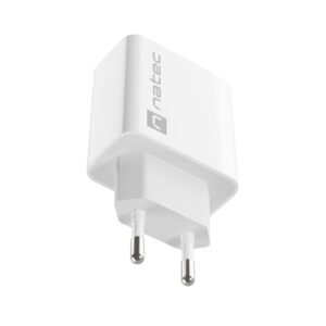 zdjecie-1750756837-1.jpg Natec Ribera NUC-2061 | Ładowarka 20W USB-A + USB-C PD | Biała