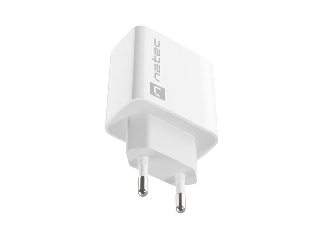 zdjecie-1750756837-1.jpg Natec Ribera NUC-2061 | Ładowarka 20W USB-A + USB-C PD | Biała