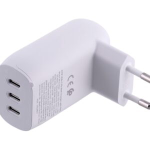 Ładowarka Belkin BoostCharge 3 Port USB-C PD 3.1 PPS Wall Charger 67W + USB-C to USB-C Cable 2m White
