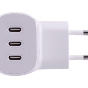 Ładowarka Belkin BoostCharge 3 Port USB-C PD 3.1 PPS Wall Charger 67W + USB-C to USB-C Cable 2m White