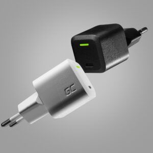 GREEN CELL ŁADOWARKA USB-C GAN GC POWERGAN 33W PD 3.0 QC 3.0 USB-C CZARNA