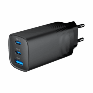 GEMBIRD SZYBKA ŁADOWARKA USB POWER DELIVERY USB TYPU C, 3X USB, 65 W, GAN CZARNA