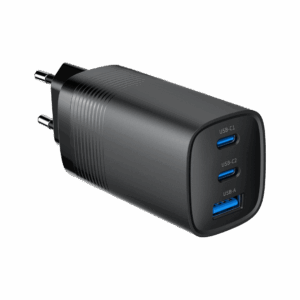 GEMBIRD SZYBKA ŁADOWARKA USB POWER DELIVERY USB TYPU C, 3X USB, 65 W, GAN CZARNA