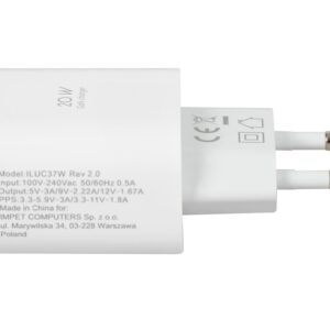 ŁADOWARKA SIECIOWA I-BOX C-37 PD20W USB-C